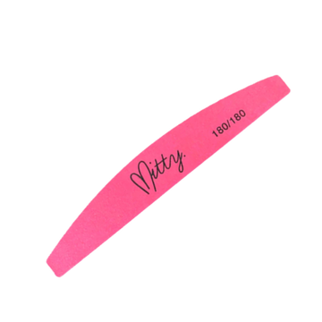 Mitty 180/180 Nail File - Pink