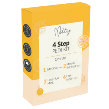 Mitty 4 Step Pedi Kit - Orange