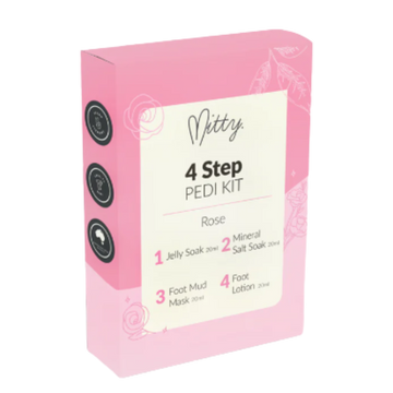 Mitty 4 Step Pedi Kit - Rose