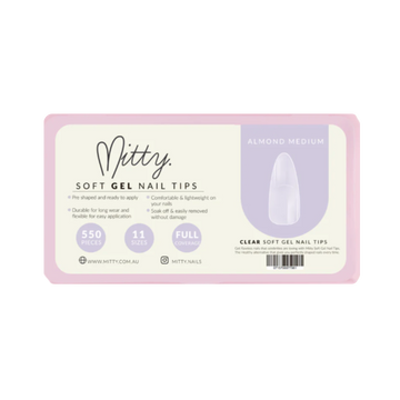 Mitty Almond Nail Tips 500pc M