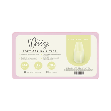 Mitty Coffin Nail Tips 500pc M