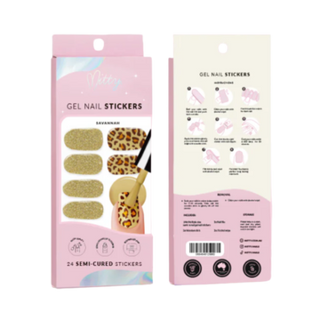 Mitty Gel Nail Stickers- Savan