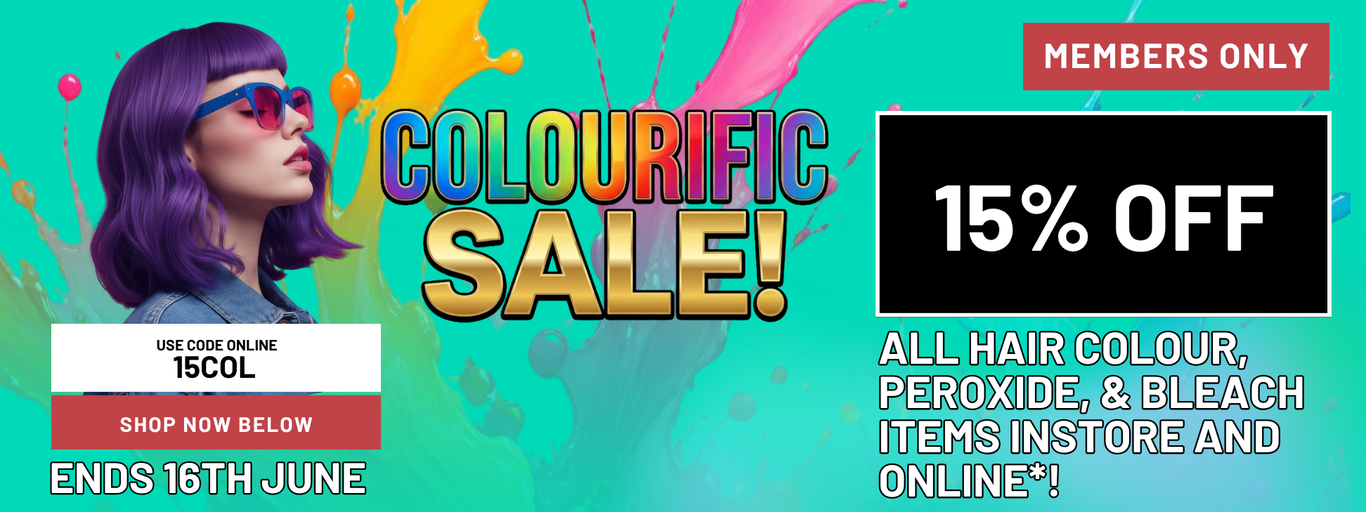 Hair Colour, Peroxide & Bleach Sale