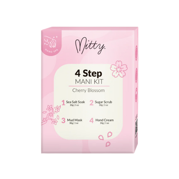 Mitty 4 Step Mani Kit - Cherry Blossom