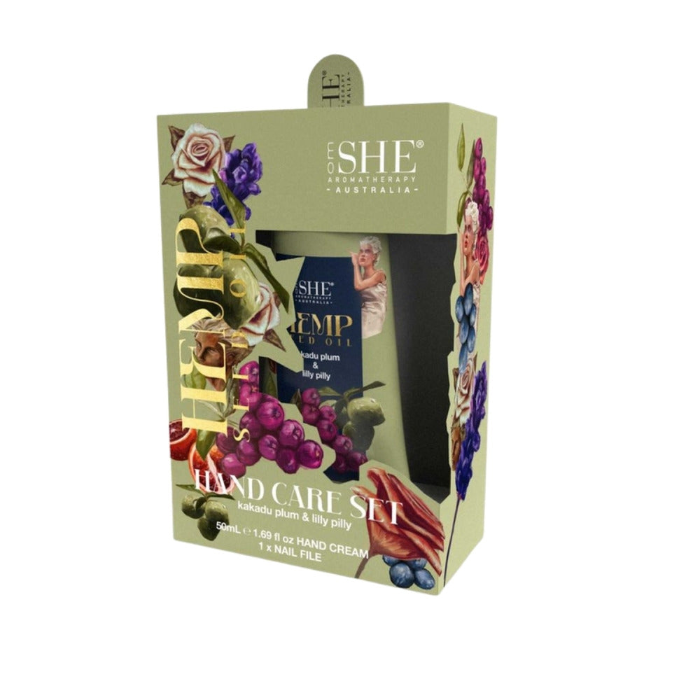 SHE Hemp Hand Care Pack- Plum