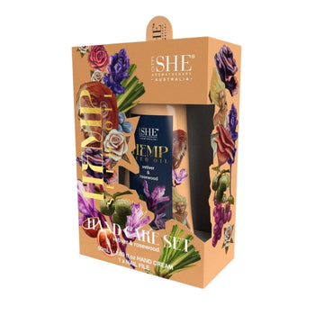SHE Hemp Hand Care Pack- Rose