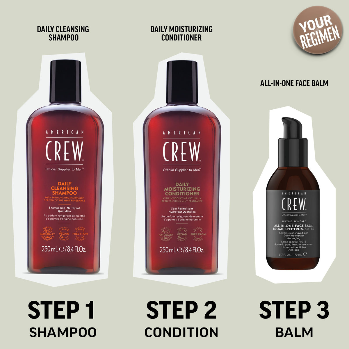 American Crew Daily Cleansing Shampoo 1L