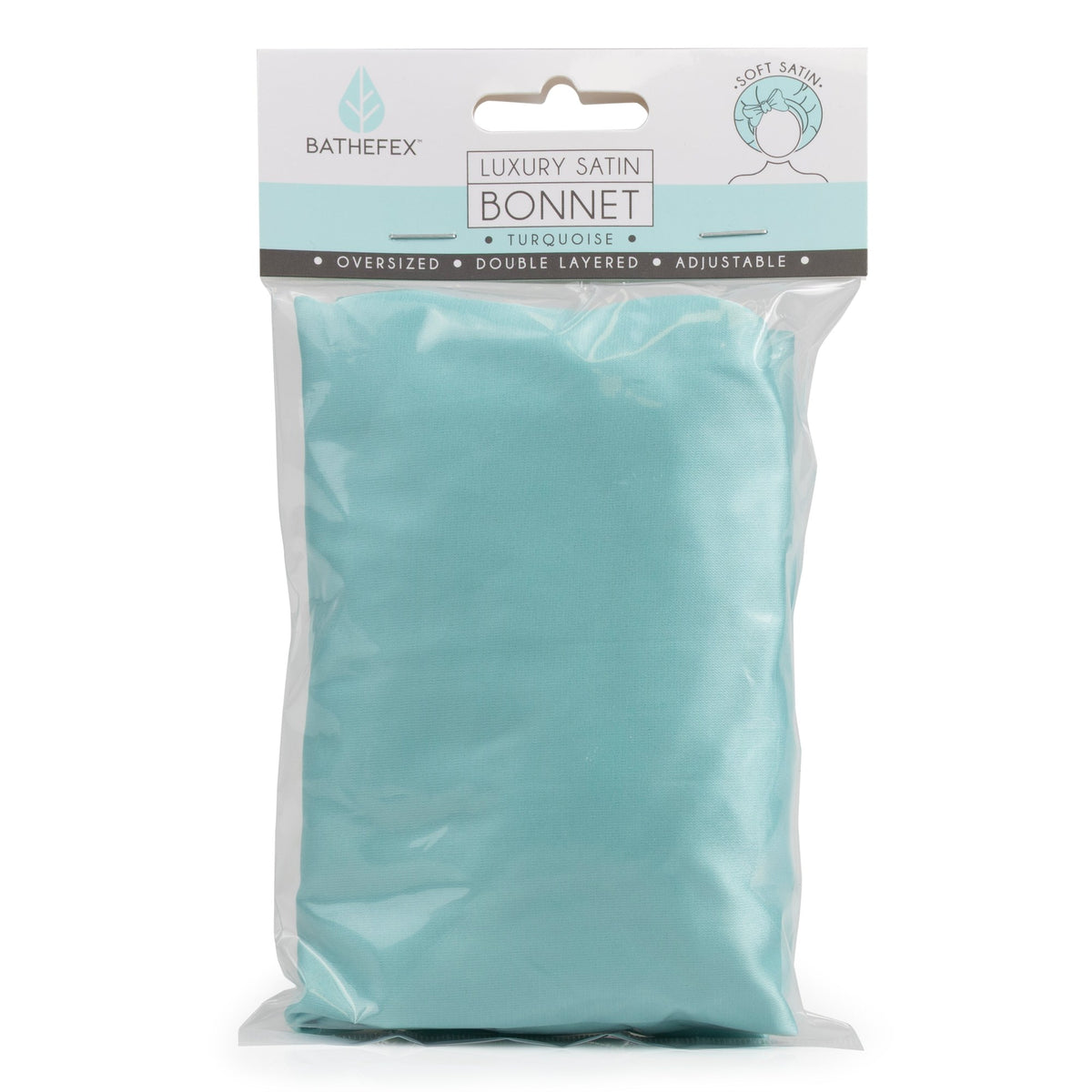 Bathefex Satin Bonnet 1pc - Turquoise