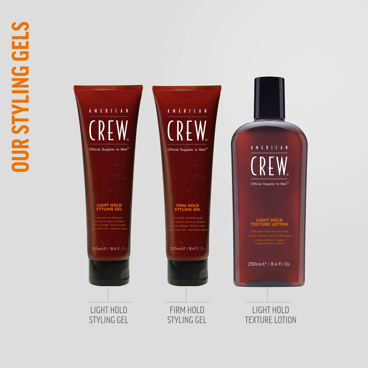 American Crew Light Hold Gel 250ml