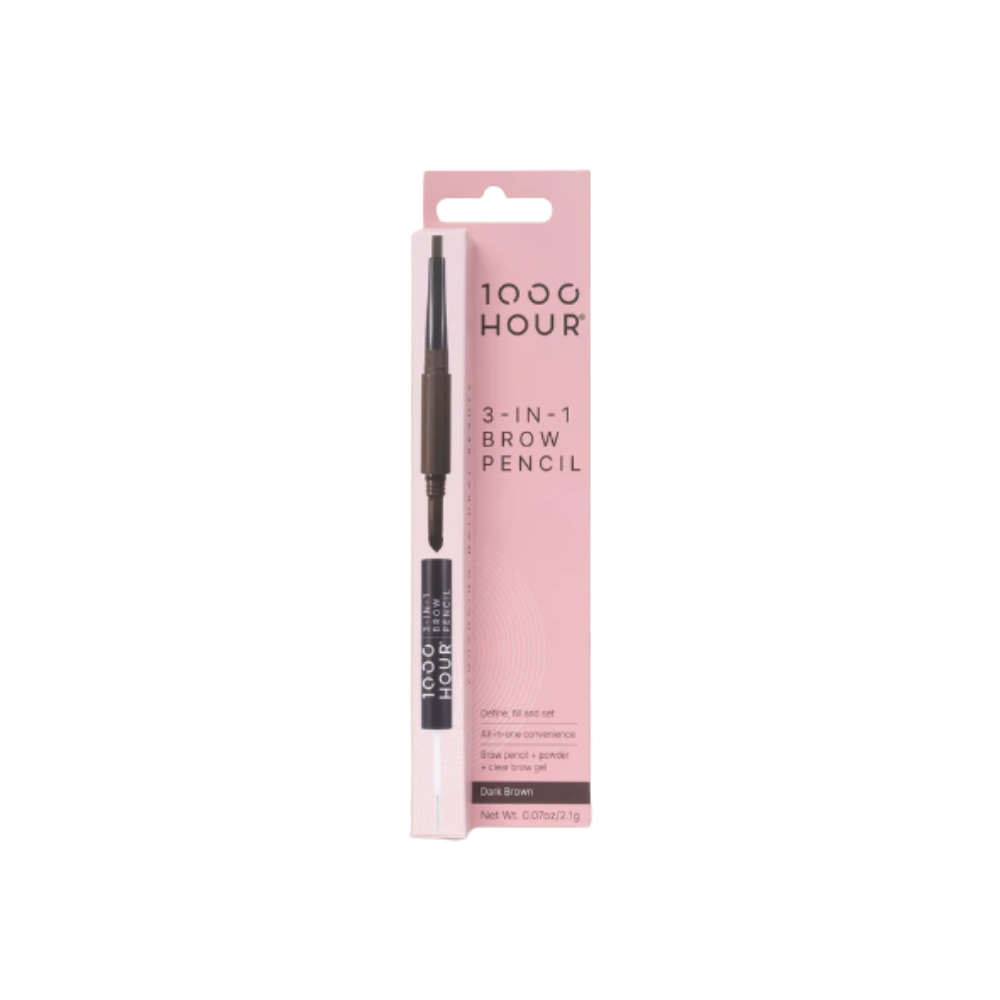 1000hr 3in1 Brow Pencil D Brwn