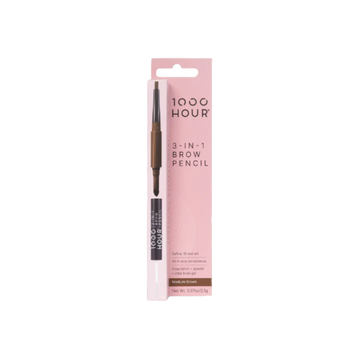 1000hr 3in1 Brow Pencil M Brwn