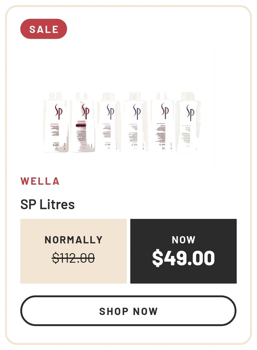 Sale: Wella SP Litres, Normally $112.00, Now $49.00