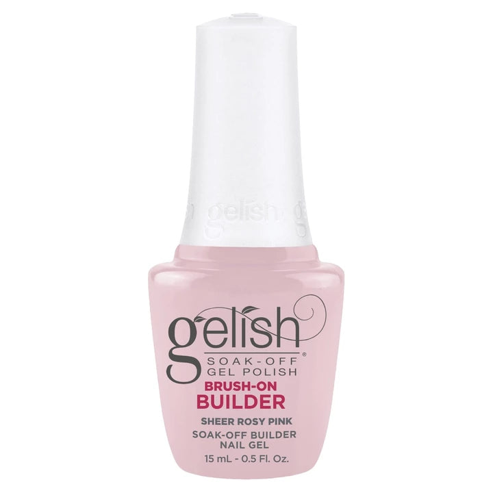 Gelish PRO - Brush-On Builder - Sheer Rosy Pink 15ml