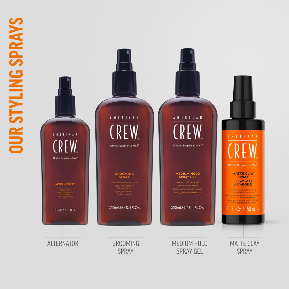 American Crew Medium Hold Spray Gel 250ml