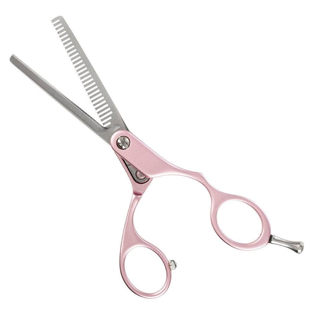 Iceman Cool Pink Thinning Scissor 5.5" Offset