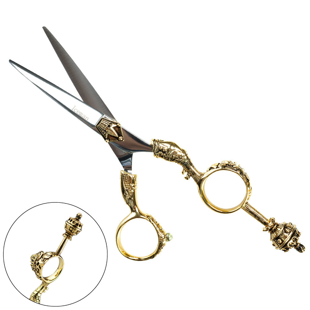 Iceman 5.5" Medieval Gold Scissor
