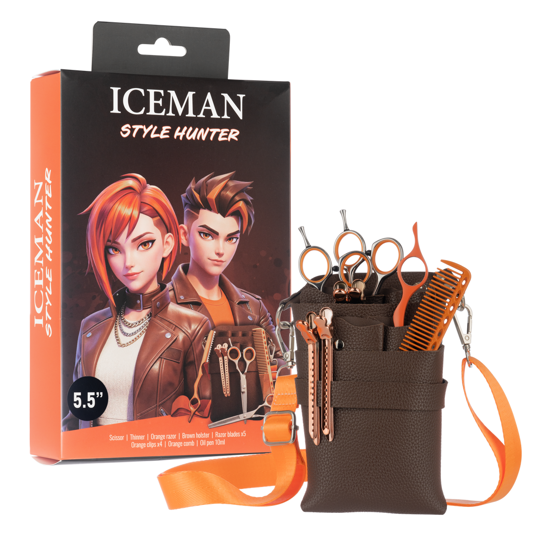 Iceman Set Style Hunter Orange 5.5"