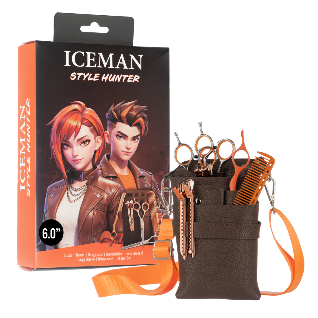Iceman Set Style Hunter Orange 6.0"