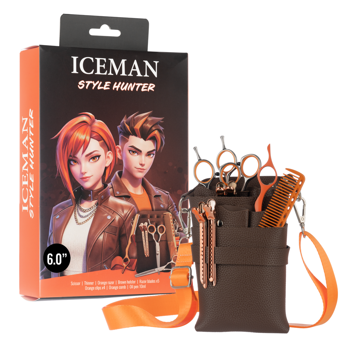 Iceman Set Style Hunter Orange 6.0"
