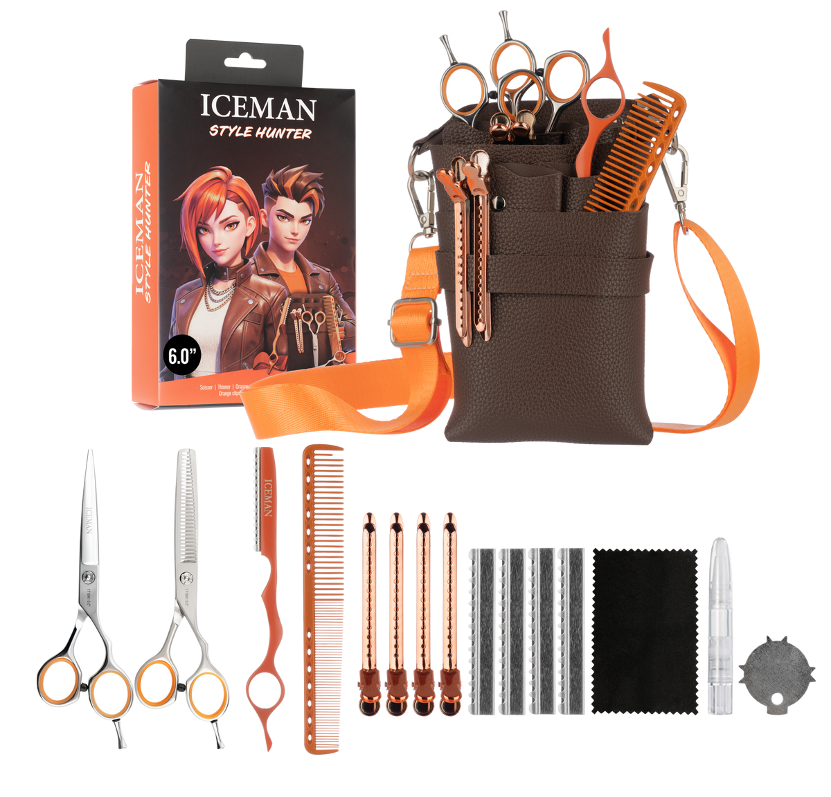 Iceman Set Style Hunter Orange 6.0"