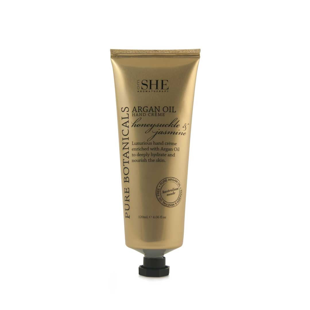 SHE Argan Oil Hand Cream Honeysuckle and Jasmine 120ml
