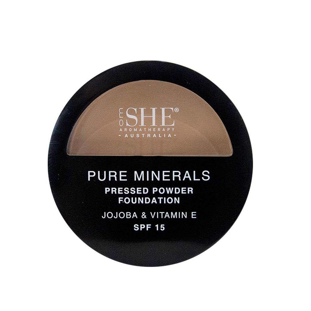 SHE Mineral Pressed Foundation Golden Medium