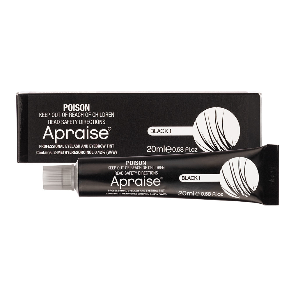 Apraise Vegan Eyebrow/Eyelash Tint 20ml - Black 1