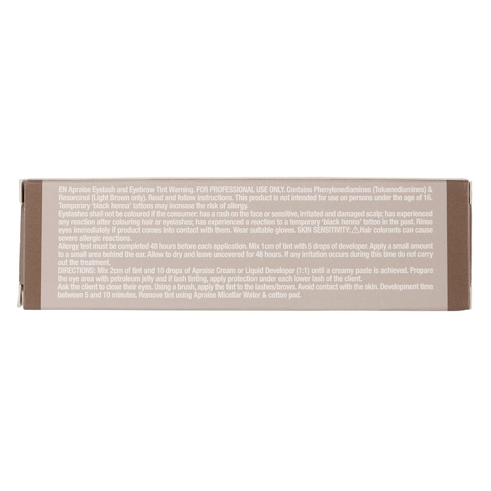 Apraise Vegan Eyebrow/Eyelash Tint 20ml - Light Brown 3.1