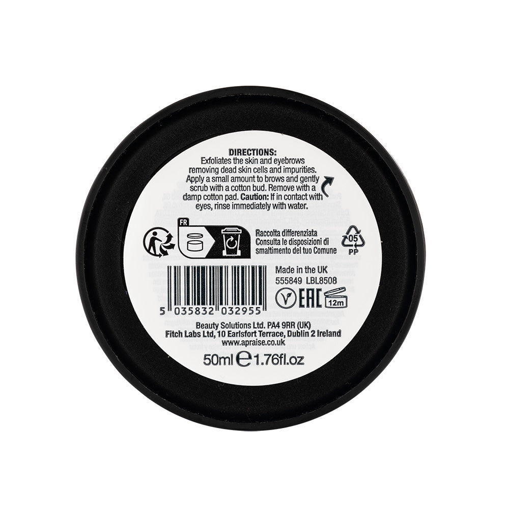 Apraise Vegan Brow Exfoliator Scrub 50ml