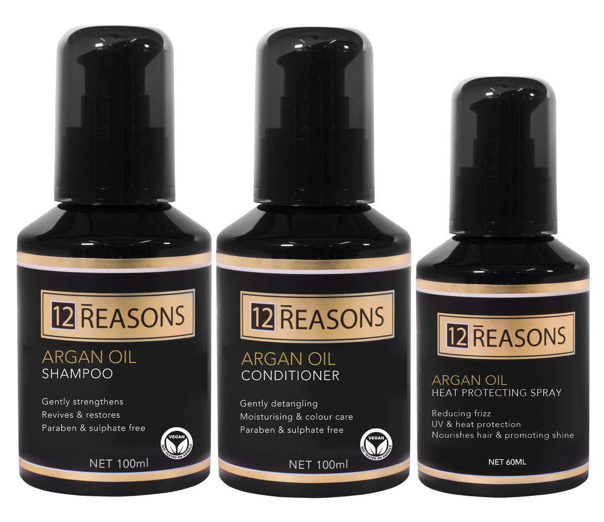12 Reasons Argan Oil 3pc Travel Set