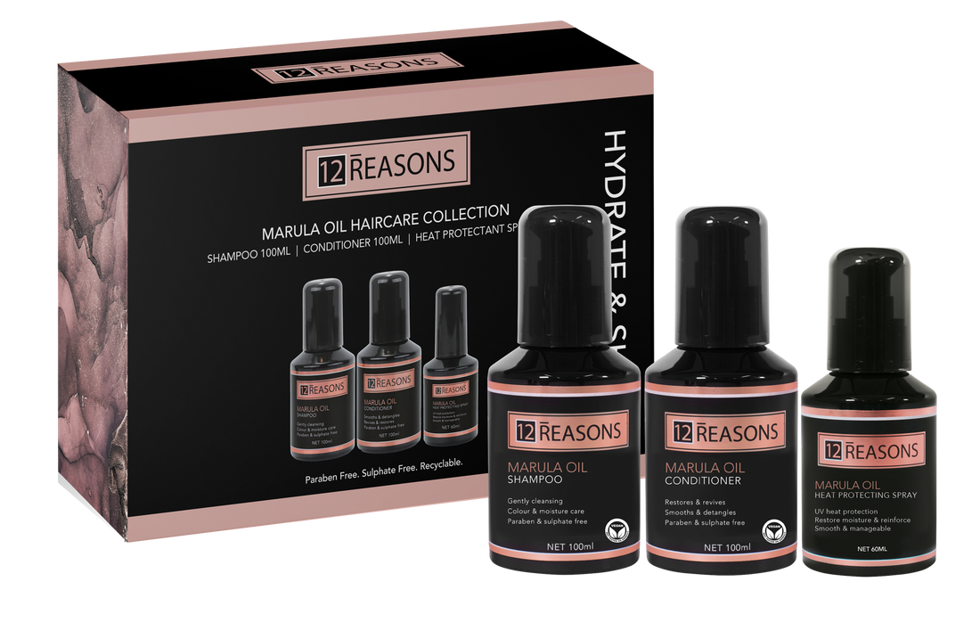 12 Reasons Marula Oil 3pc Travel Set