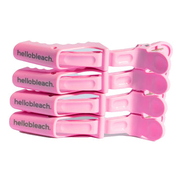 Hello Bleach The Croc Clip - Pink Pop (set of 4)