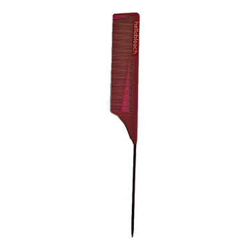 Hello Bleach Tail Comb With Stainless Steel Tip Burgundy