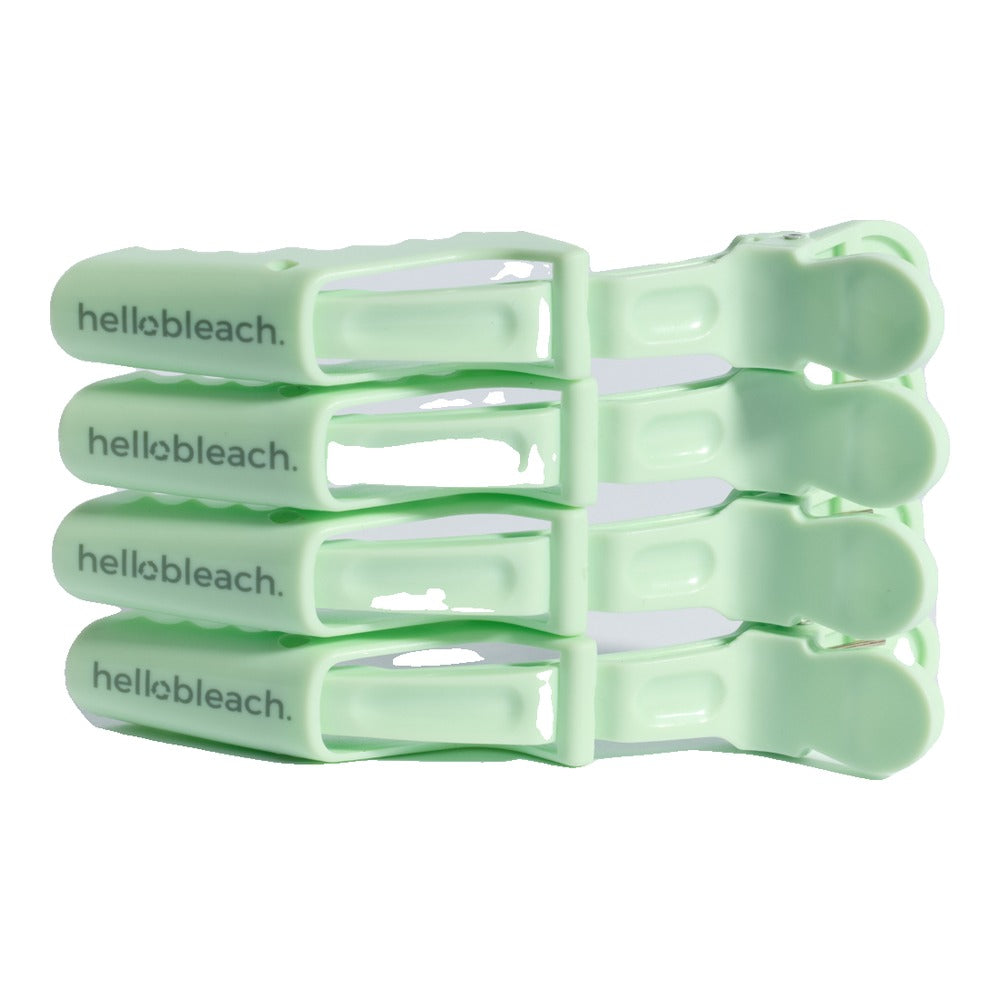 Hello Bleach The Croc Clip - Jade (set of 4)