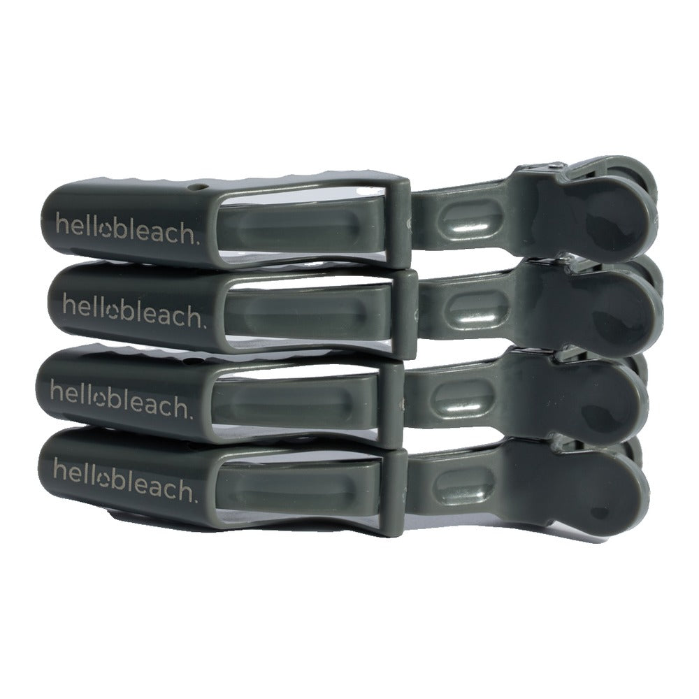 Hello Bleach The Croc Clip - Stone (set of 4)