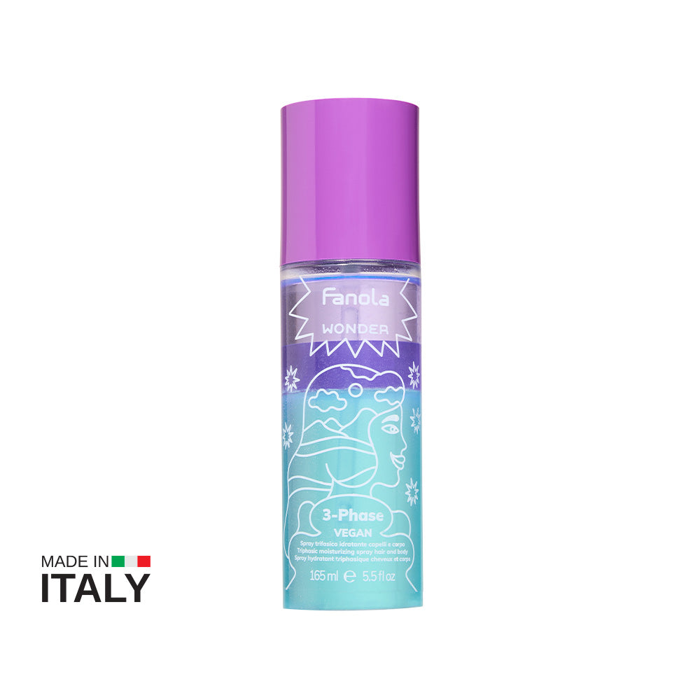 Fanola Wonder 3-Phase Moisturising Hair and Body Spray 165ml