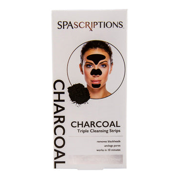 Spascriptions Charcoal Triple Cleansing Strips - 6pc Nose