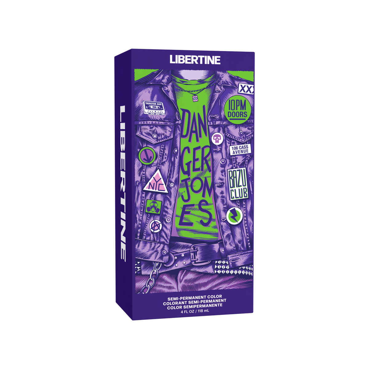 Danger Jones Semi-Permanent Color 118ml - Libertine (Violet)