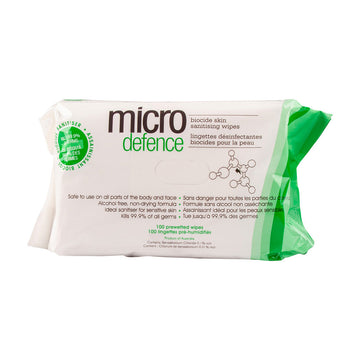 Caron Micro Defence Pre-wetted Body Wipes 100pk