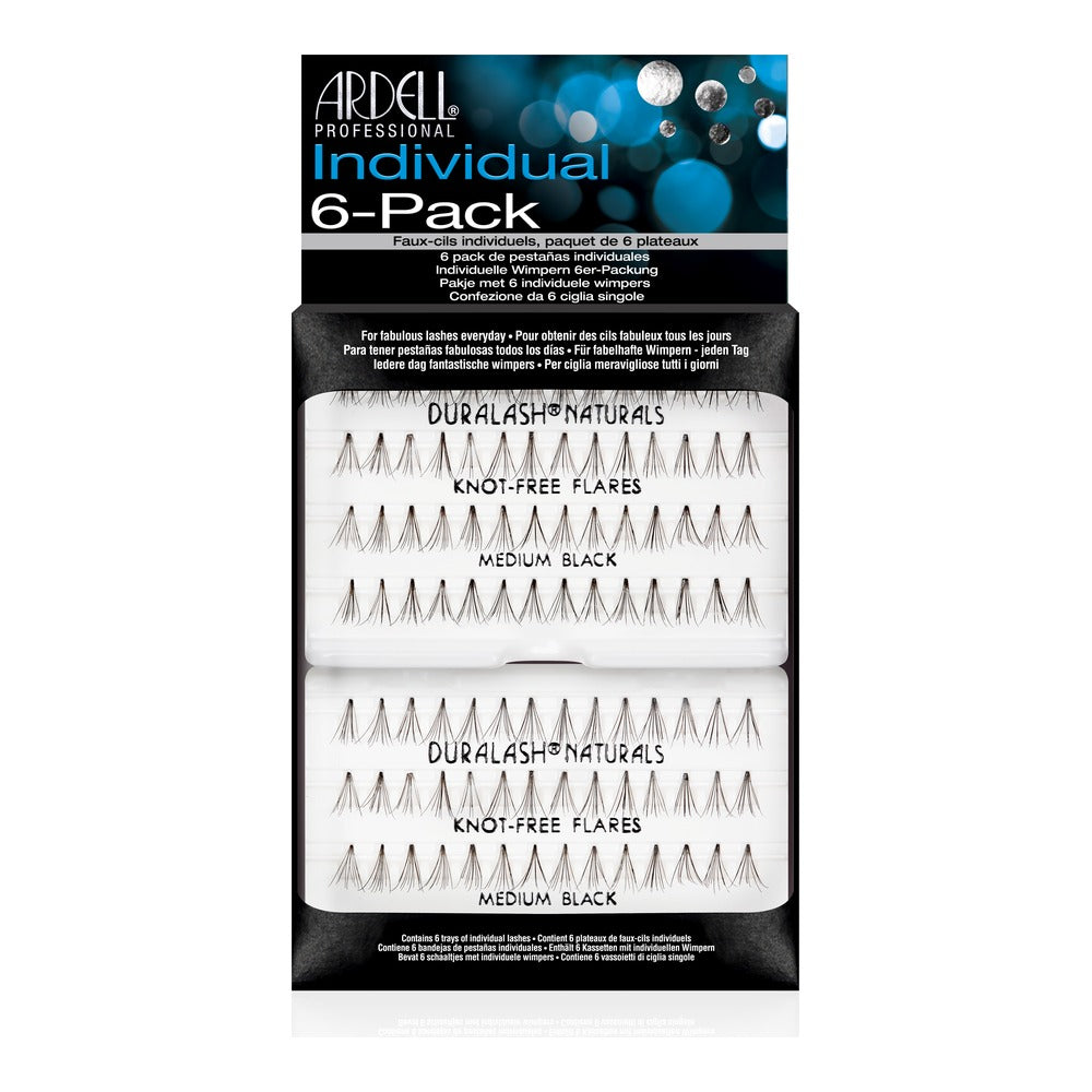 Ardell Naturals Duralash Medium Black 6 Pack Refill