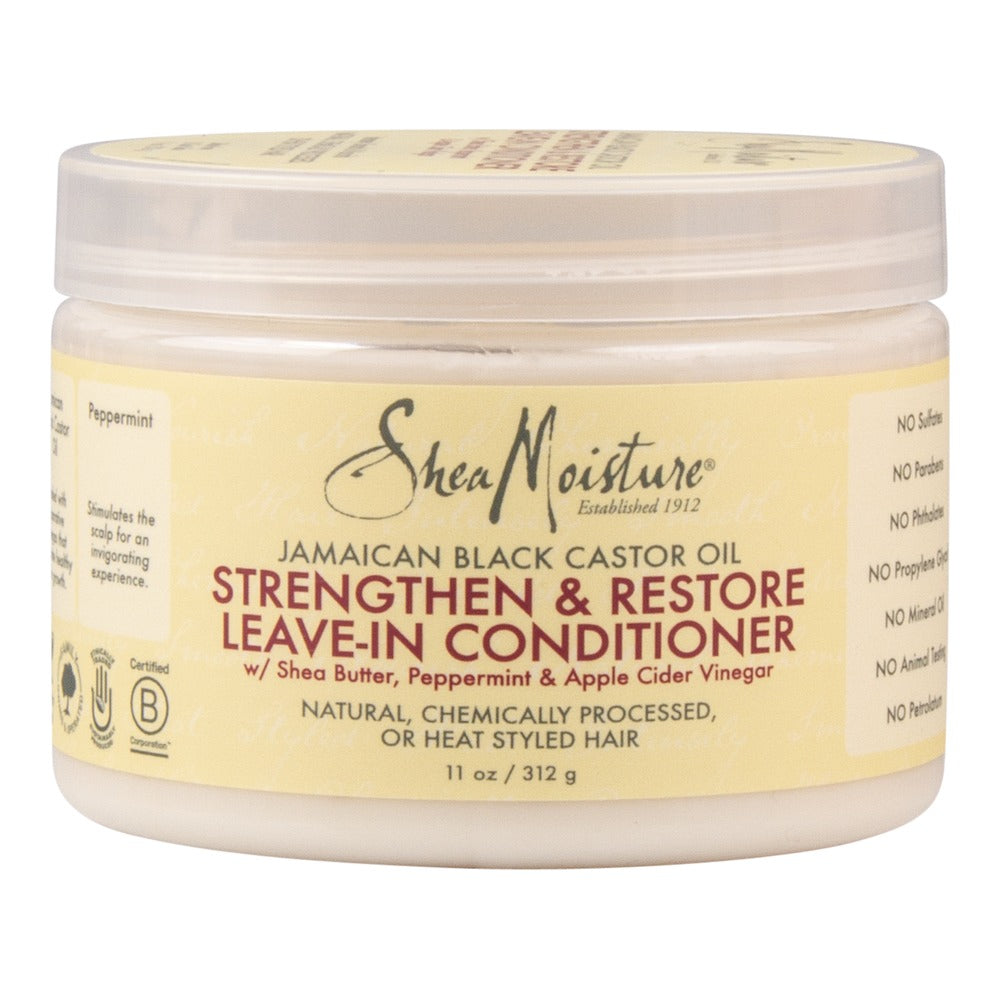 Shea Moisture Jamaican Black Castor Oil Strengthen and Restore Leave-In Conditioner 312g
