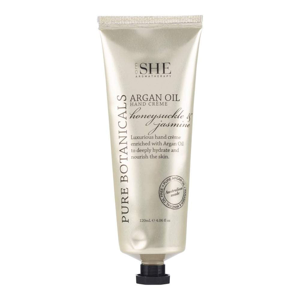 SHE Argan Oil Hand Cream Honeysuckle and Jasmine 120ml