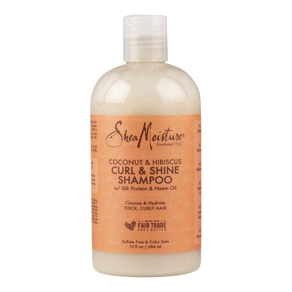 Shea Moisture Coconut and Hibiscus Curl and Shine Shampoo 384ml