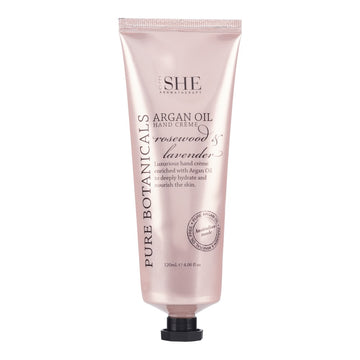 SHE Argan Oil Hand Cream Rosewood and Lavender 120ml