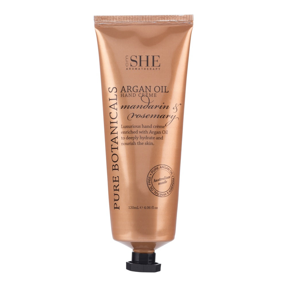 SHE Argan Oil Hand Cream Mandarin and Rosemary 120ml