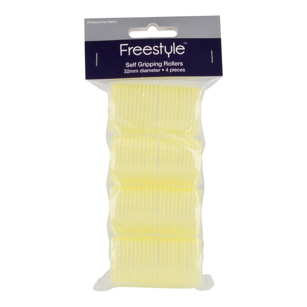 Freestyle Velcro Pack 32mm Yellow 4Pc