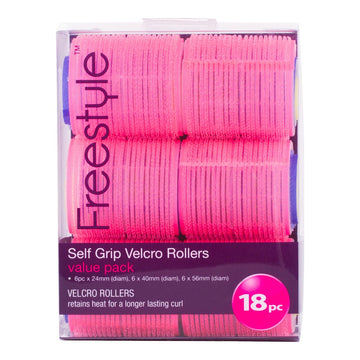 Freestyle Velcro Rollers Value Pack18Pc