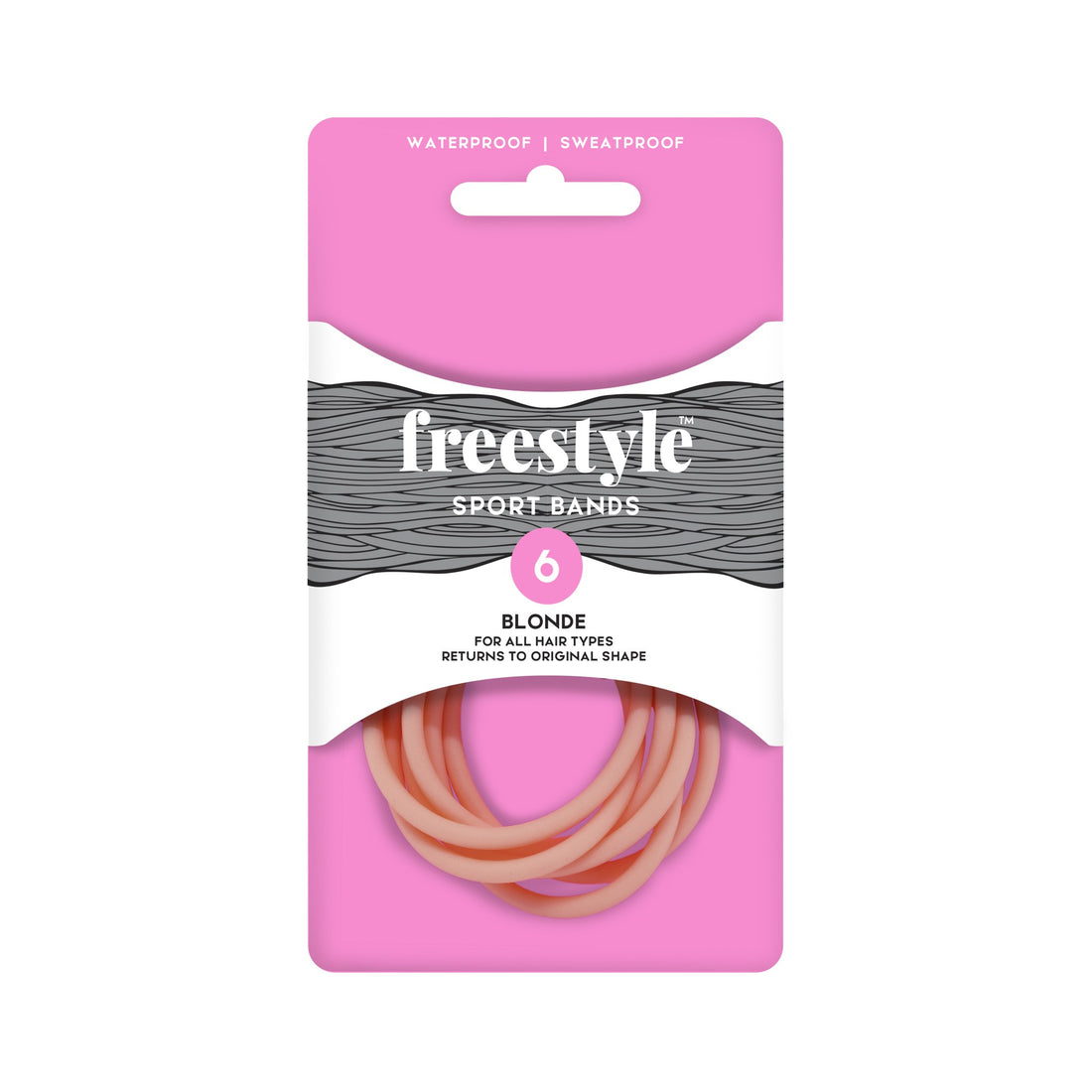 Freestyle Sport Bands 6 Pack- Blonde