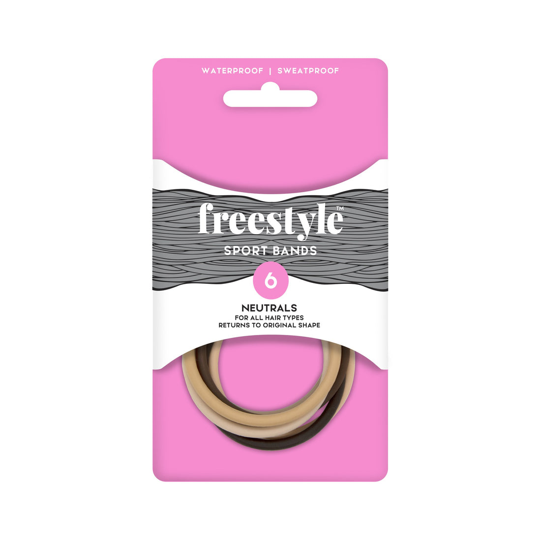 Freestyle Sport Bands 6 Pack Neutrals