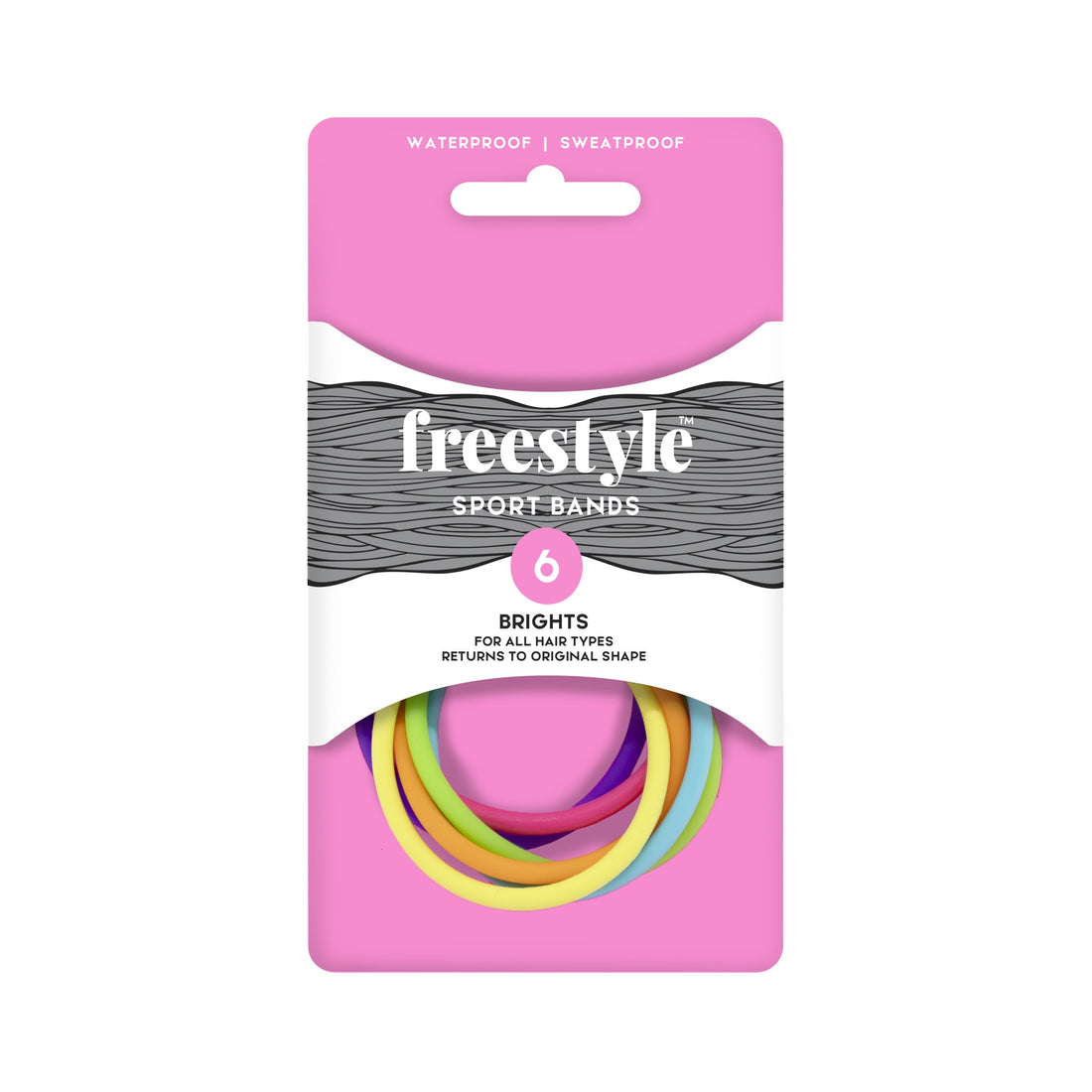 Freestyle Sport Bands 6 Pack- Brights